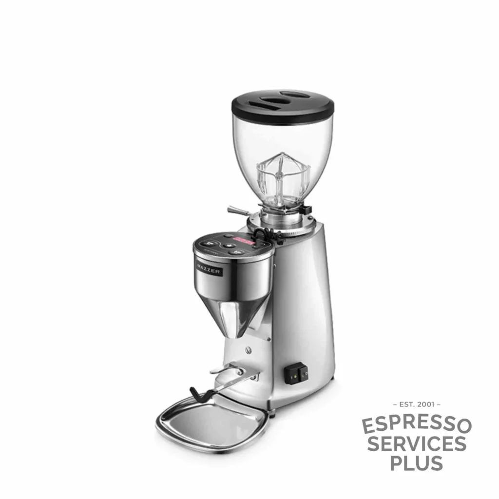 Mazzer Mini Type A Coffee Grinder Chrome - Espresso Services Plus
