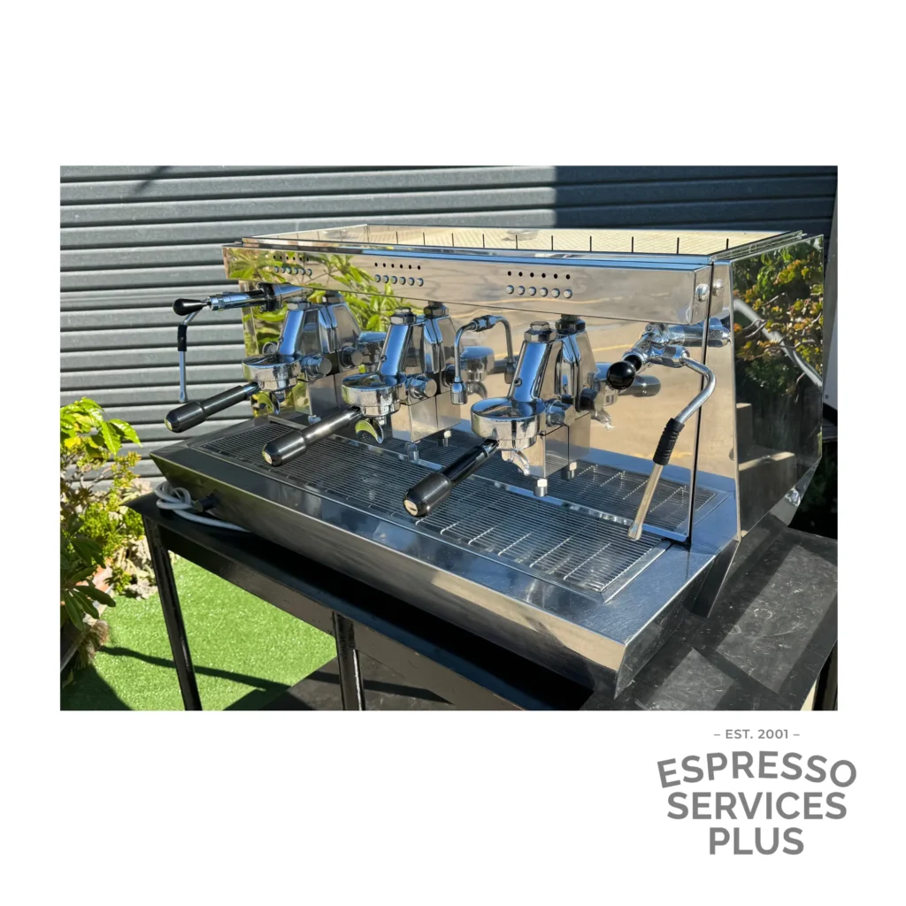 ECM Veneziano A3 Refurbished Espresso Machine side - Espresso Services Plus