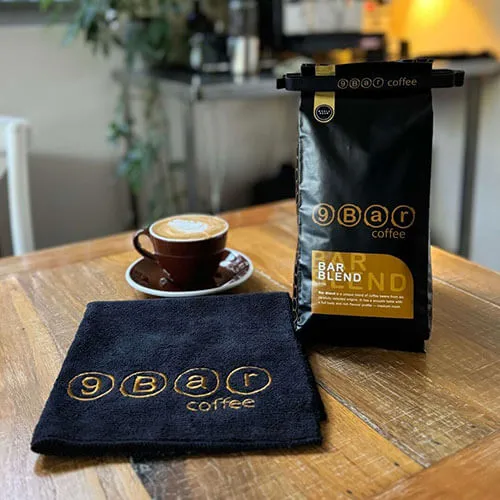 Free Coffee Bag Clip & Barista Cloth